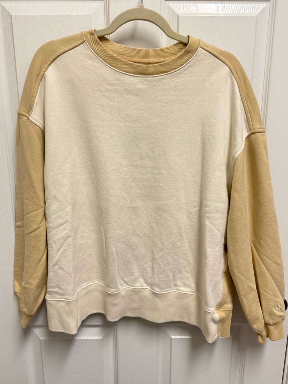 Everlane Two Tone Organic Cotton Sweatshirt - Picture 2 of 10